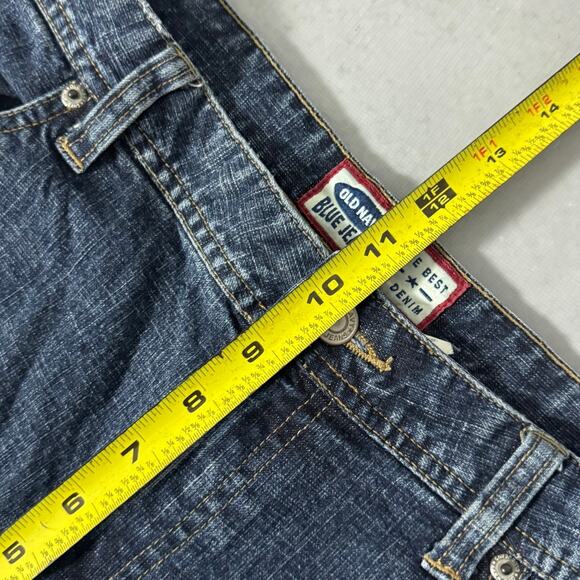 Old Navy Blue Jeans Straight Leg Medium Wash Denim - Size: 14 - Picture 5 of 9